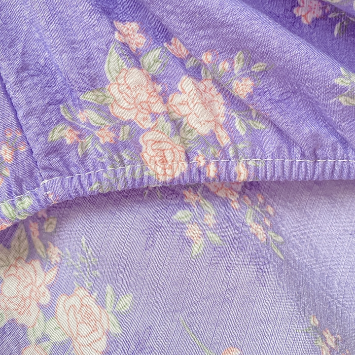 91家纺网 家纺一手货源 找家纺 米柳家纺 2025新款直播爆款7A抗菌简约木棉皱皱纱床笠（抖音控价单件49.9 三件套59.9） 漫舞