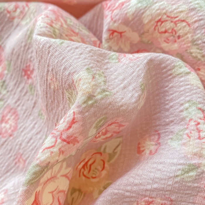 91家纺网 家纺一手货源 找家纺 米柳家纺 2025新款直播爆款7A抗菌简约木棉皱皱纱床笠（抖音控价单件49.9 三件套59.9） 倩影