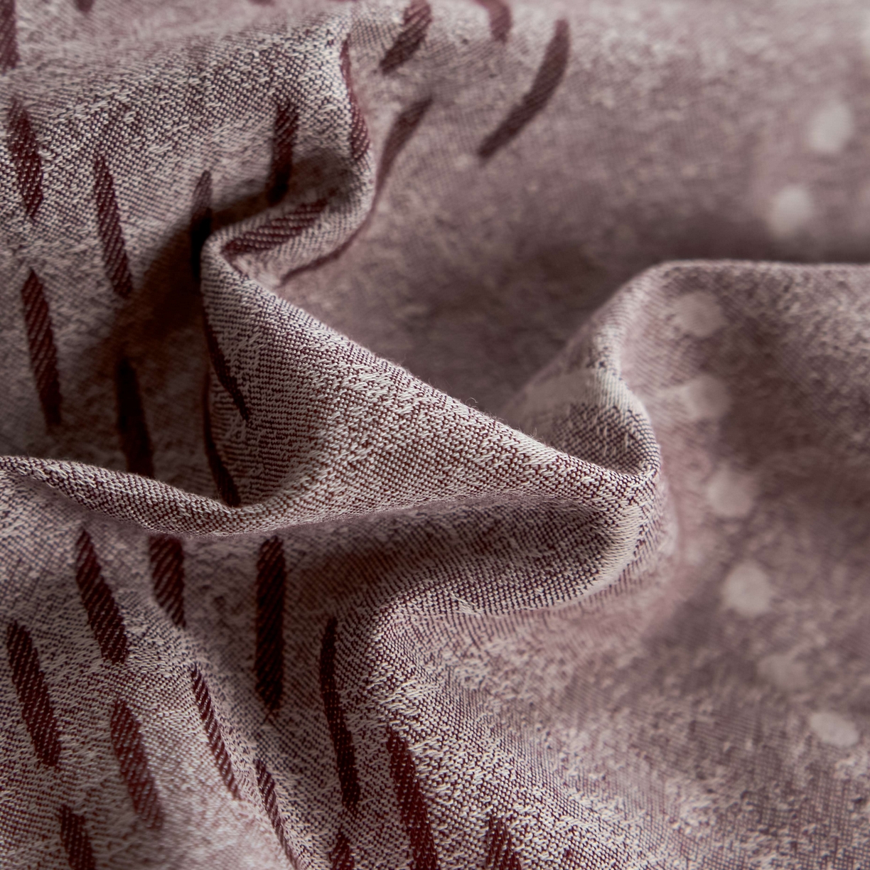 91家纺网 家纺一手货源 找家纺 安莱生活 2025春夏新款空气层色织提花四件套费尔岛系列 费尔岛-咖啡