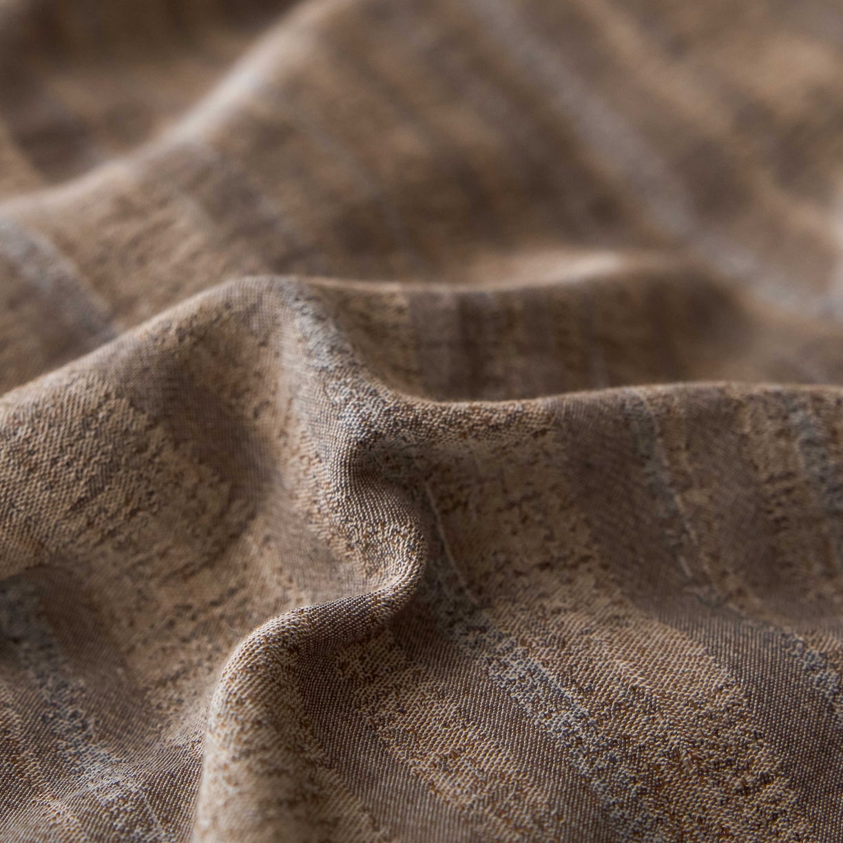 91家纺网 家纺一手货源 找家纺 安莱生活 2025春夏新款空气层色织提花四件套海盐波点系列 海盐波点-棕咖