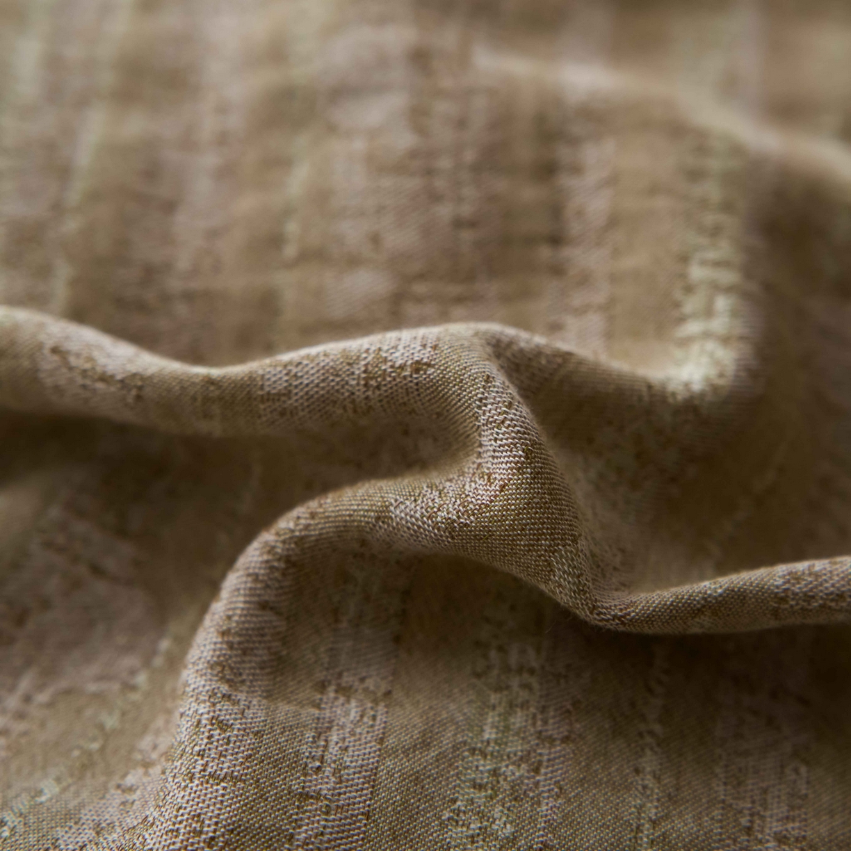 91家纺网 家纺一手货源 找家纺 安莱生活 2025春夏新款空气层色织提花四件套海盐波点系列 海盐波点-咖绿