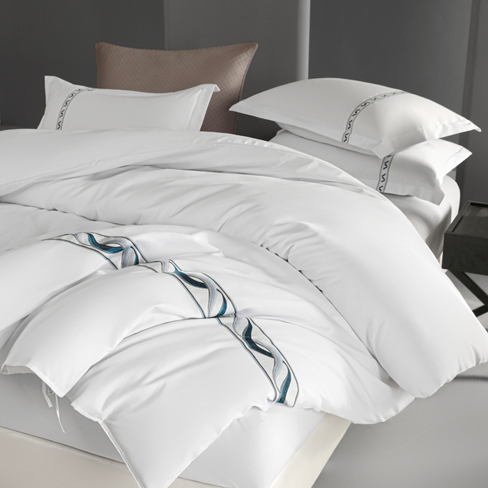 91家纺网 家纺一手货源 找家纺 （总）啊雅家居 2026新款120克大织带民宿酒店套件可制绣花床单款床笠款