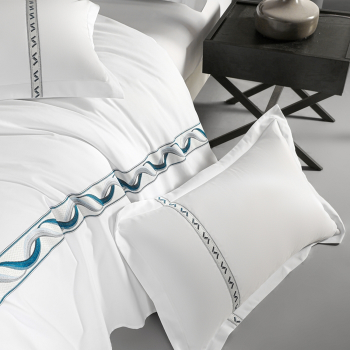 91家纺网 家纺一手货源 找家纺 （总）啊雅家居 2026新款120克大织带民宿酒店套件可制绣花床单款床笠款