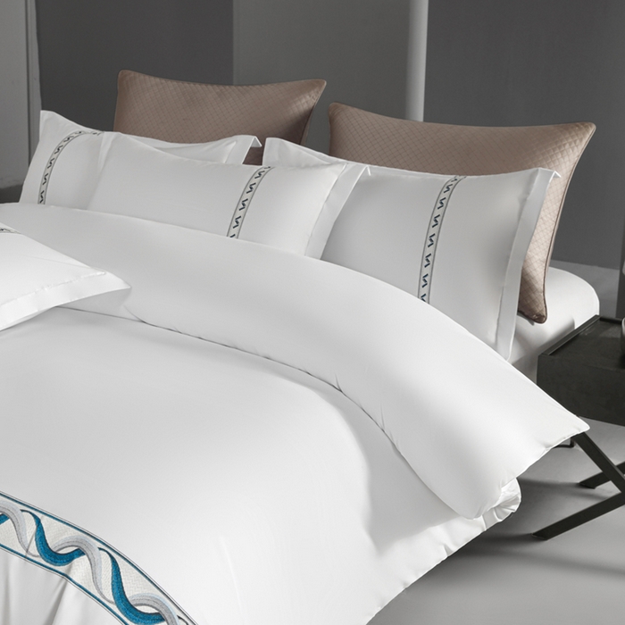 91家纺网 家纺一手货源 找家纺 （总）啊雅家居 2026新款120克大织带民宿酒店套件可制绣花床单款床笠款