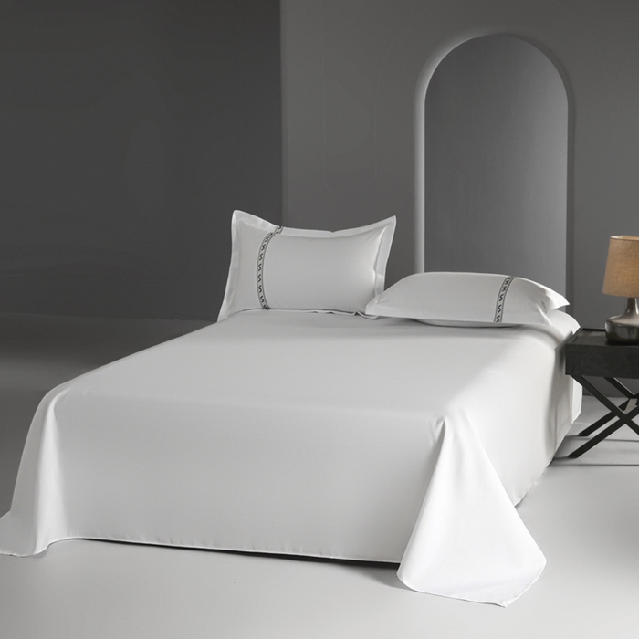 91家纺网 家纺一手货源 找家纺 （总）啊雅家居 2026新款120克大织带民宿酒店套件可制绣花床单款床笠款