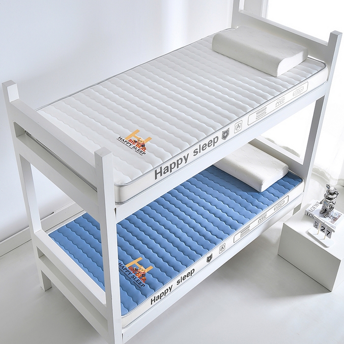 91家纺网 家纺一手货源 找家纺 （总）缔莱（十三铭）被业 2025新款A类牛奶丝乳胶记忆抗压棉床垫-学生款