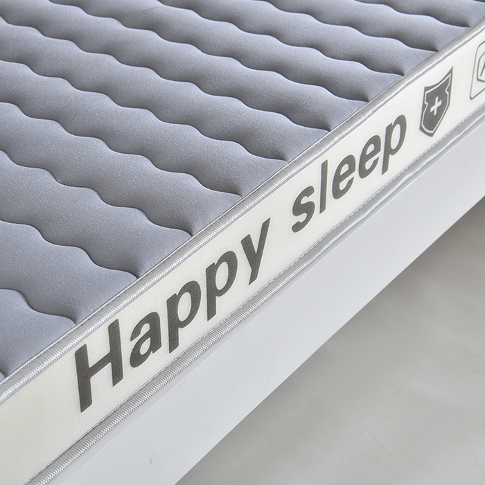 91家纺网 家纺一手货源 找家纺 缔莱（十三铭）被业 2025新款A类牛奶丝乳胶记忆抗压棉床垫-学生款 H熊--灰-6cm