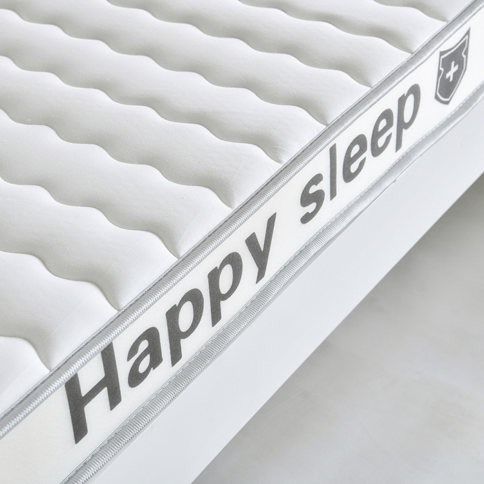 91家纺网 家纺一手货源 找家纺 缔莱（十三铭）被业 2025新款A类牛奶丝乳胶记忆抗压棉床垫-学生款 H熊--白-10cm