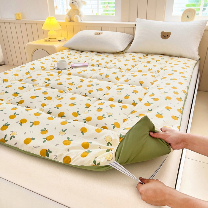 91家纺网 家纺一手货源 找家纺 （总）鑫棉坊2025新款水洗棉印花棉花床垫床褥榻榻米铺底