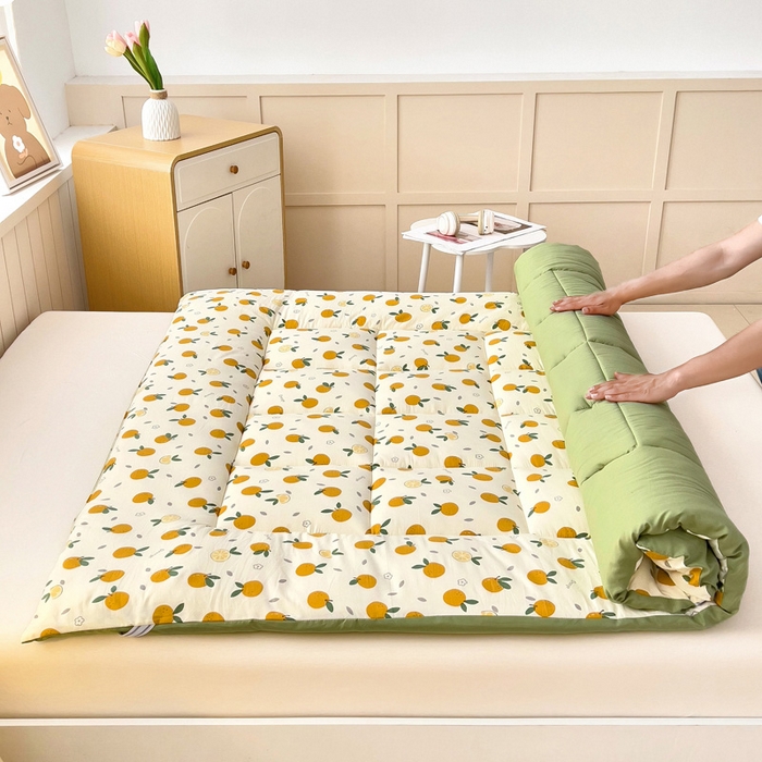 91家纺网 家纺一手货源 找家纺 （总）鑫棉坊2025新款水洗棉印花棉花床垫床褥榻榻米铺底