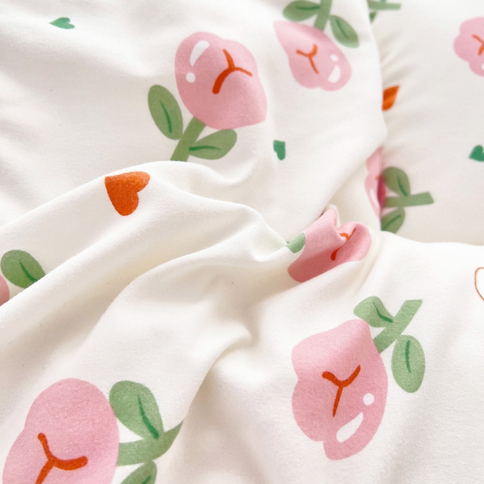 91家纺网 家纺一手货源 找家纺 鑫棉坊2025新款水洗棉印花棉花床垫床褥榻榻米铺底 曼塔玫瑰