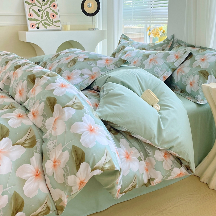 91家纺网 家纺一手货源 找家纺 （总）星期三家纺 2025年7月新款铂金全棉纯棉13372四件套