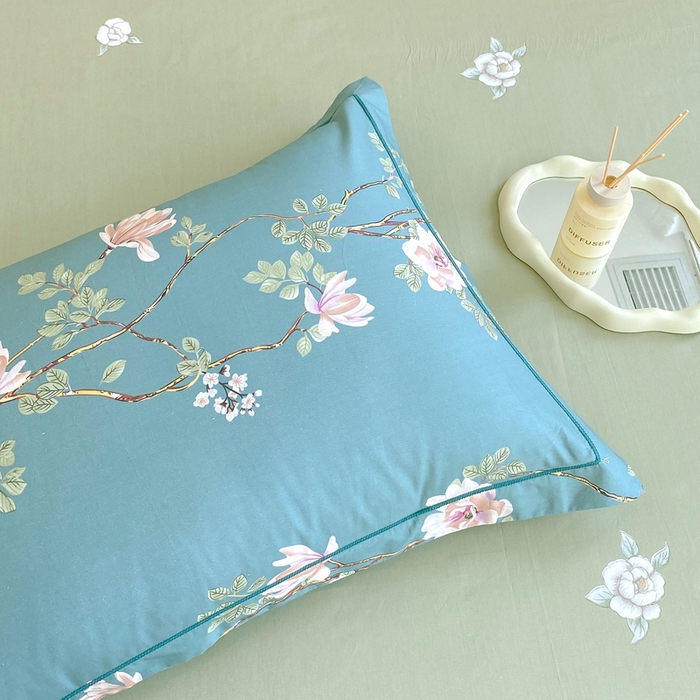 91家纺网 家纺一手货源 找家纺 星期三家纺 2025年7月新款铂金全棉纯棉13372四件套 遇见