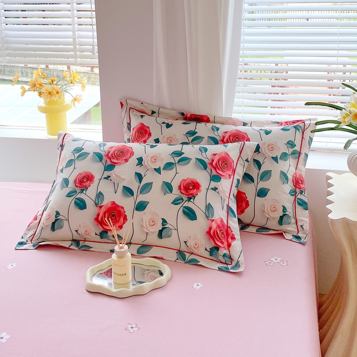 91家纺网 家纺一手货源 找家纺 星期三家纺 2025年7月新款铂金全棉纯棉13372四件套 莱茵庄园