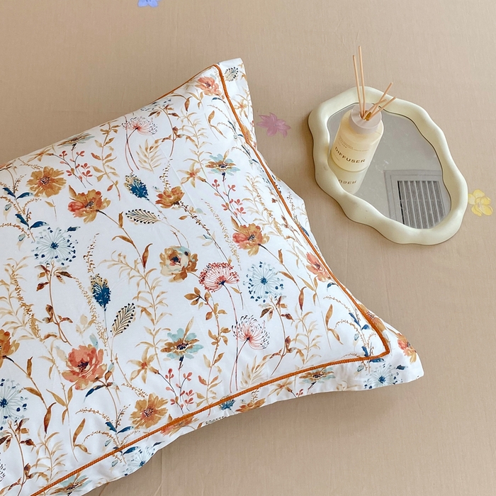 91家纺网 家纺一手货源 找家纺 星期三家纺 2025年7月新款铂金全棉纯棉13372四件套 胭脂