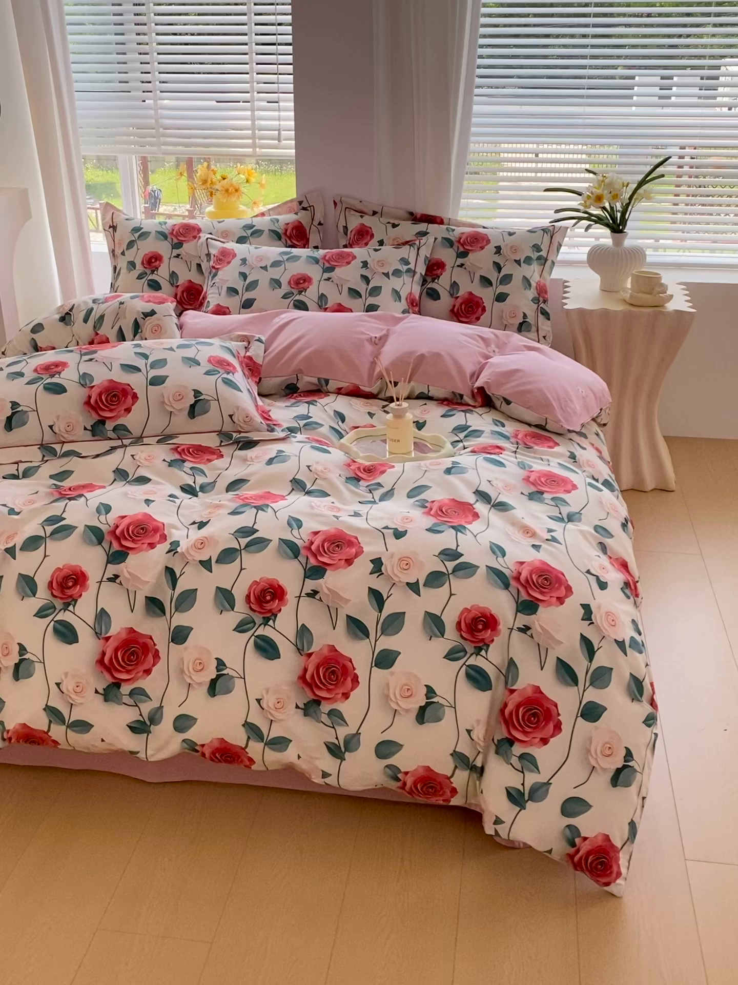 91家纺网 家纺一手货源 找家纺 星期三家纺 2025年7月新款铂金全棉纯棉13372四件套 莱茵庄园