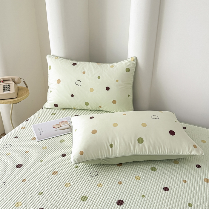 91家纺网 家纺一手货源 找家纺 （总）橘夏家纺 2025新款A类莱赛尔天丝棉印花单枕套-自由几何