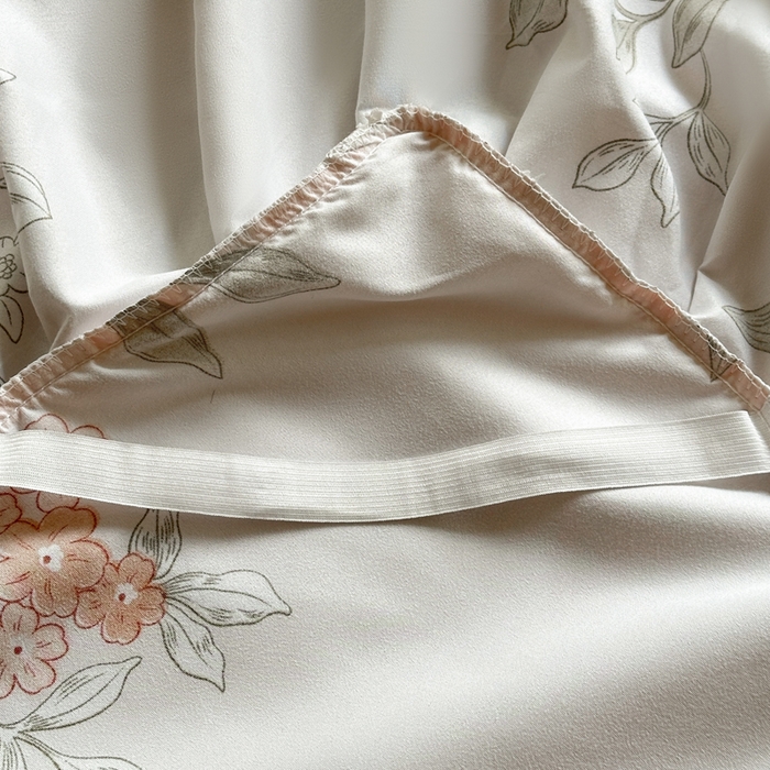 91家纺网 家纺一手货源 找家纺 雨田家纺 2025新款柔软亲肤印花系列床裙单件单床裙 千秋景色