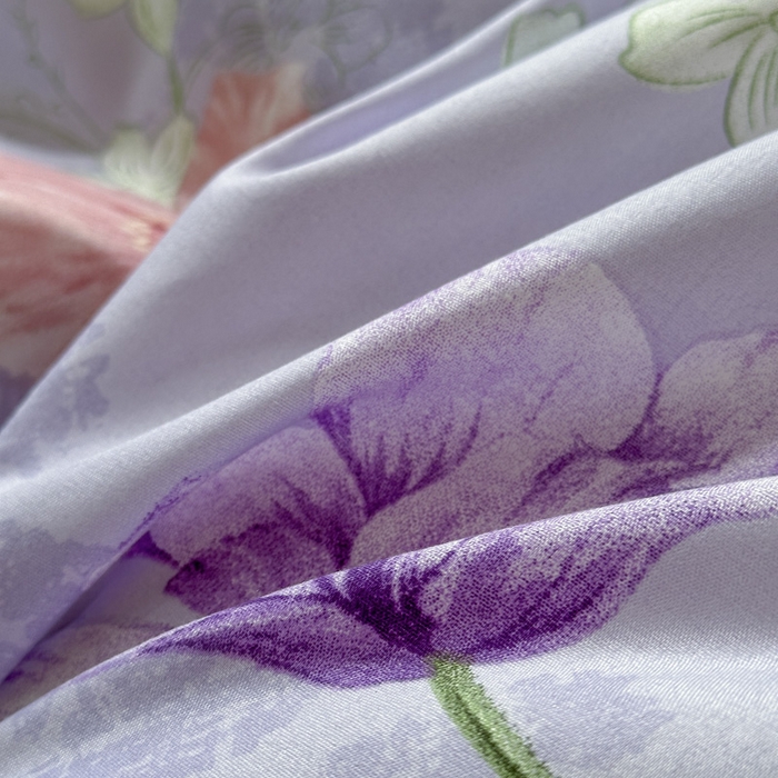 91家纺网 家纺一手货源 找家纺 雨田家纺 2025新款亲肤棉印花床裙四件套-系列一 富贵年华