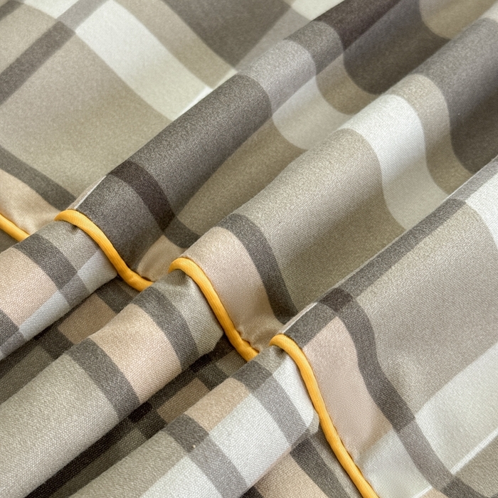 91家纺网 家纺一手货源 找家纺 雨田家纺 2025新款亲肤棉印花床裙四件套-系列一 新动力棕