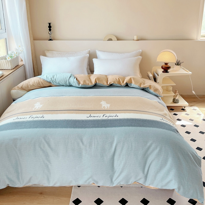 91家纺网 家纺一手货源 找家纺 （总）艾迪尚家纺 2025新款生态全棉纯棉磨毛印花单品系列-单被套被套单件