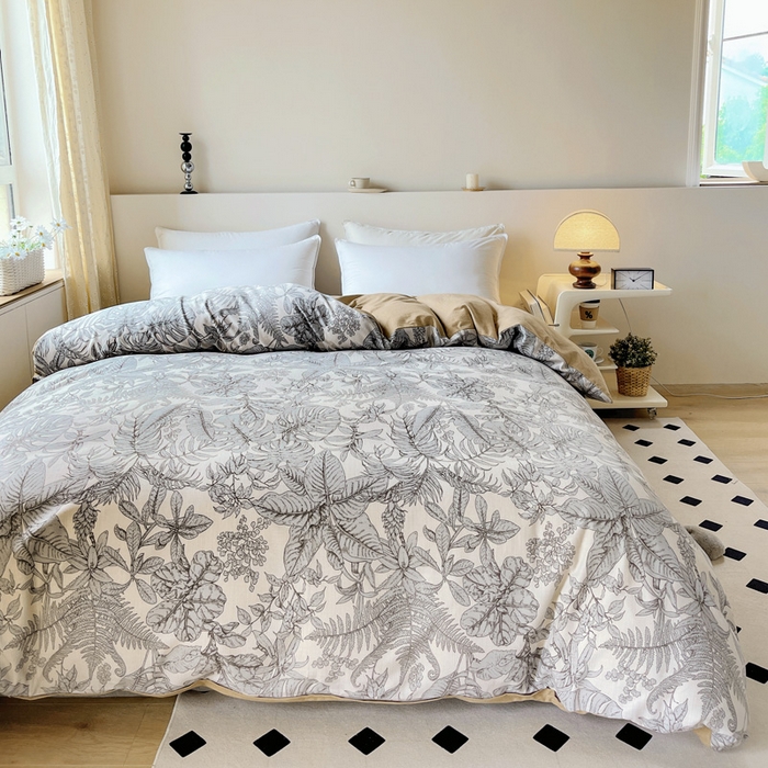 91家纺网 家纺一手货源 找家纺 （总）艾迪尚家纺 2025新款生态全棉纯棉磨毛印花单品系列-单被套被套单件