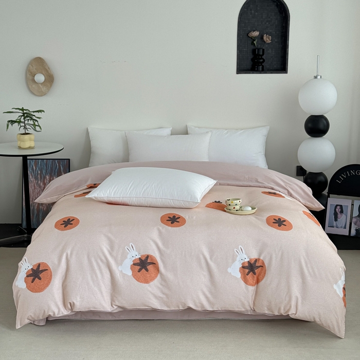 91家纺网 家纺一手货源 找家纺 （总）艾迪尚家纺 2025新款生态全棉纯棉磨毛印花单品系列-单被套被套单件