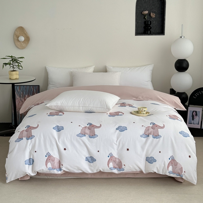 91家纺网 家纺一手货源 找家纺 （总）艾迪尚家纺 2025新款生态全棉纯棉磨毛印花单品系列-单被套被套单件