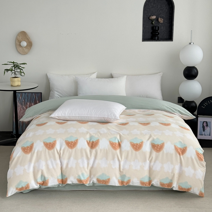 91家纺网 家纺一手货源 找家纺 （总）艾迪尚家纺 2025新款生态全棉纯棉磨毛印花单品系列-单被套被套单件