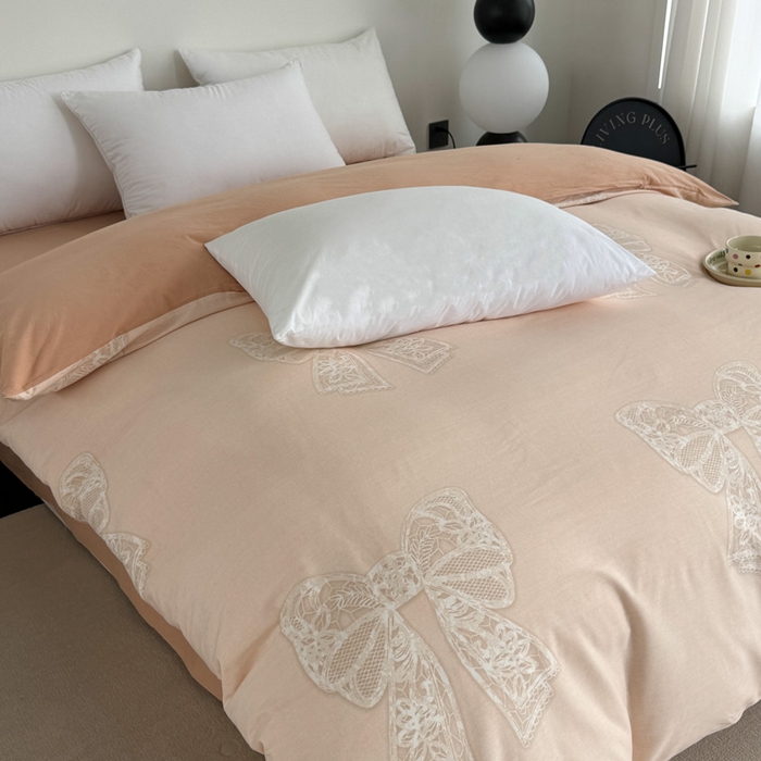 91家纺网 家纺一手货源 找家纺 艾迪尚家纺 2025新款生态全棉纯棉磨毛印花单品系列-单被套被套单件 福蝶-桔