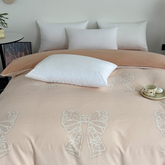 91家纺网 家纺一手货源 找家纺 艾迪尚家纺 2025新款生态全棉纯棉磨毛印花单品系列-单被套被套单件 福蝶-桔