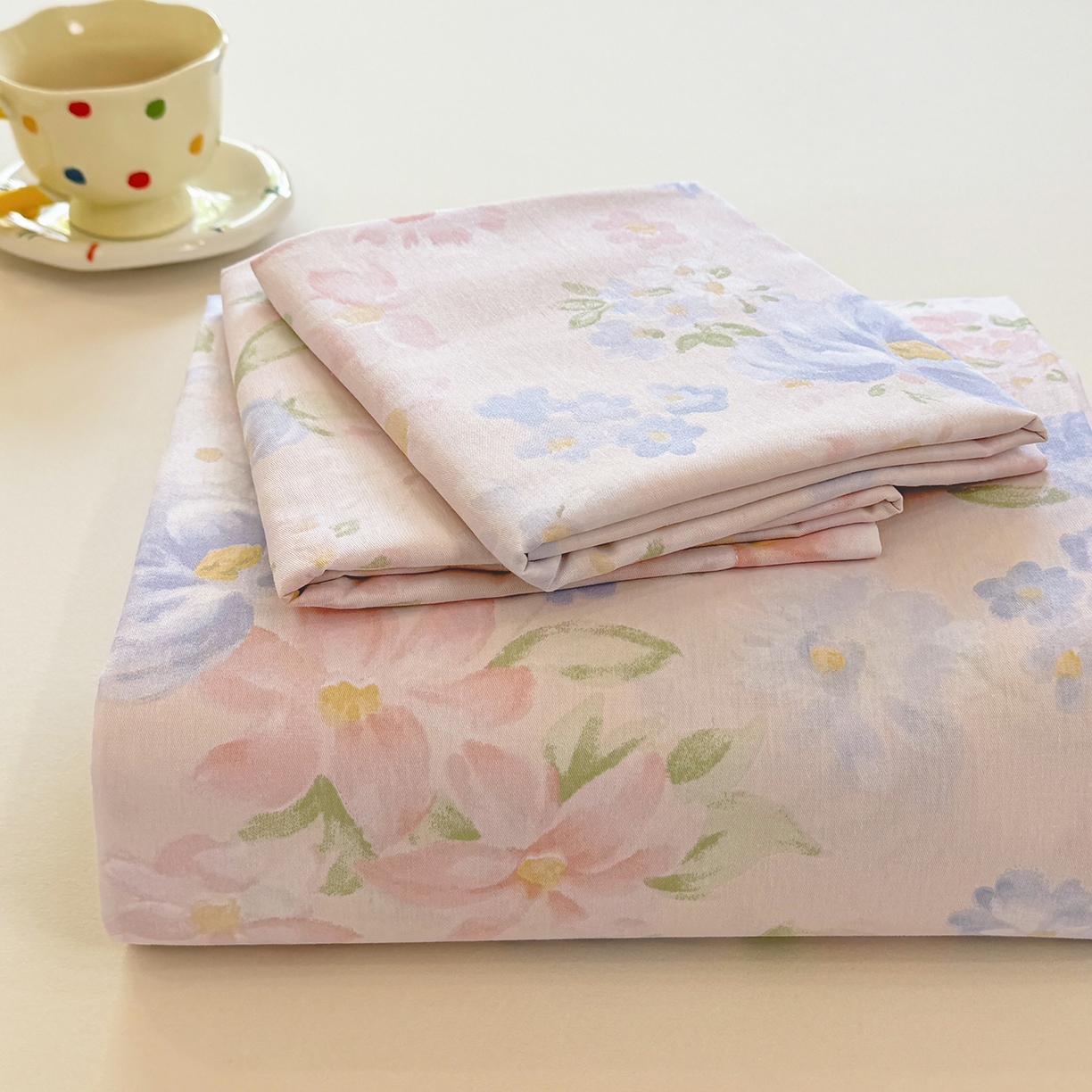 91家纺网 家纺一手货源 找家纺 （总）壹贝家纺 2025新款小清新全棉纯棉印花系列(喷气工艺)(高品质)(花型持续更新)(接受各种预定尺寸)-单床单