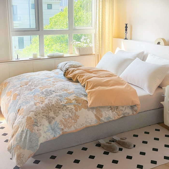 91家纺网 家纺一手货源 找家纺 艾迪尚家纺 2025新款生态全棉纯棉磨毛印花单品系列-单被套被套单件 玛德里