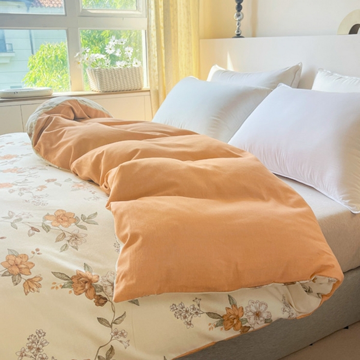 91家纺网 家纺一手货源 找家纺 艾迪尚家纺 2025新款生态全棉纯棉磨毛印花单品系列-单被套被套单件 宁静—米