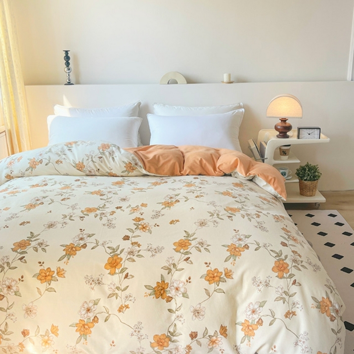 91家纺网 家纺一手货源 找家纺 艾迪尚家纺 2025新款生态全棉纯棉磨毛印花单品系列-单被套被套单件 宁静—米