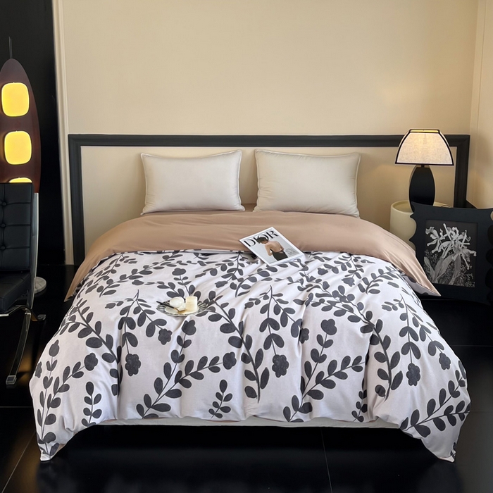 91家纺网 家纺一手货源 找家纺 艾迪尚家纺 2025新款生态全棉纯棉磨毛印花单品系列-单被套被套单件 上春山-米