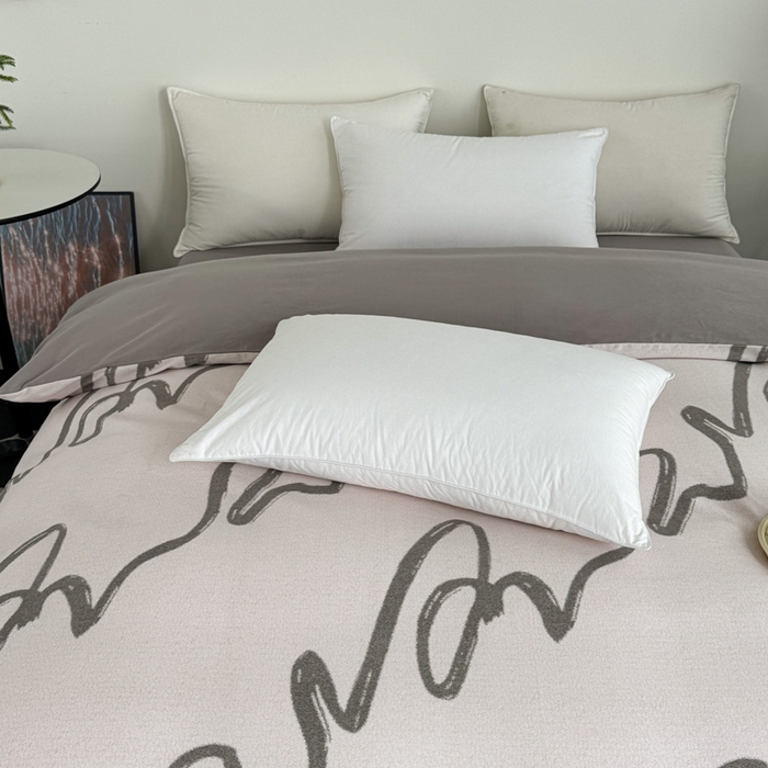 91家纺网 家纺一手货源 找家纺 艾迪尚家纺 2025新款生态全棉纯棉磨毛印花单品系列-单被套被套单件 时光-灰