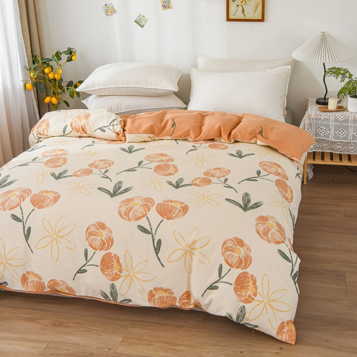 91家纺网 家纺一手货源 找家纺 艾迪尚家纺 2025新款生态全棉纯棉磨毛印花单品系列-单被套被套单件 怡悦