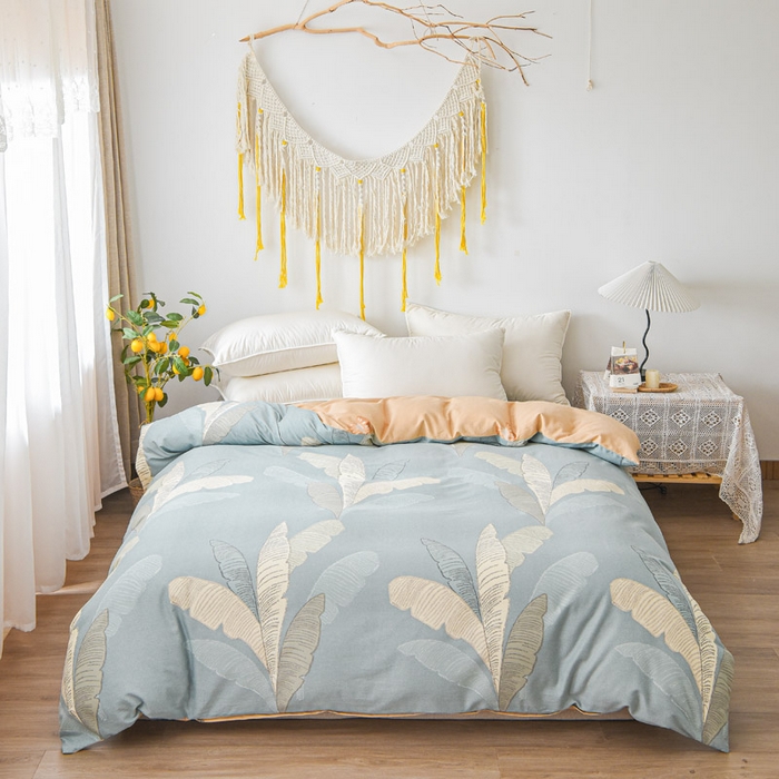 91家纺网 家纺一手货源 找家纺 艾迪尚家纺 2025新款生态全棉纯棉磨毛印花单品系列-单被套被套单件 玉树