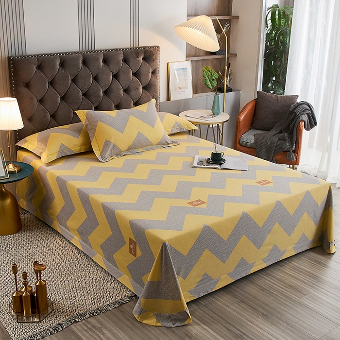 91家纺网 家纺一手货源 找家纺 （总）艾迪尚家纺 2025新款生态全棉纯棉磨毛印花单品系列-单床单床单单件