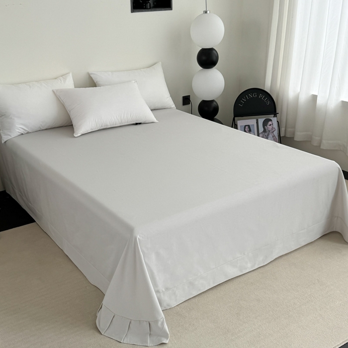 艾迪尚家纺 2025新款生态全棉纯棉磨毛印花单品系列-单床单床单单件 如梦-粉