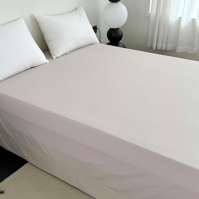 91家纺网 家纺一手货源 找家纺 艾迪尚家纺 2025新款生态全棉纯棉磨毛印花单品系列-单床单床单单件 樱花雪-灰