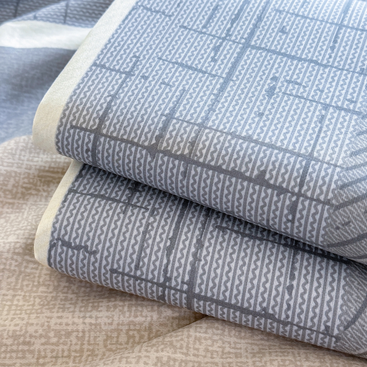 91家纺网 家纺一手货源 找家纺 壹贝家纺 2025新款小清新全棉纯棉印花系列-单床单 布兰卡