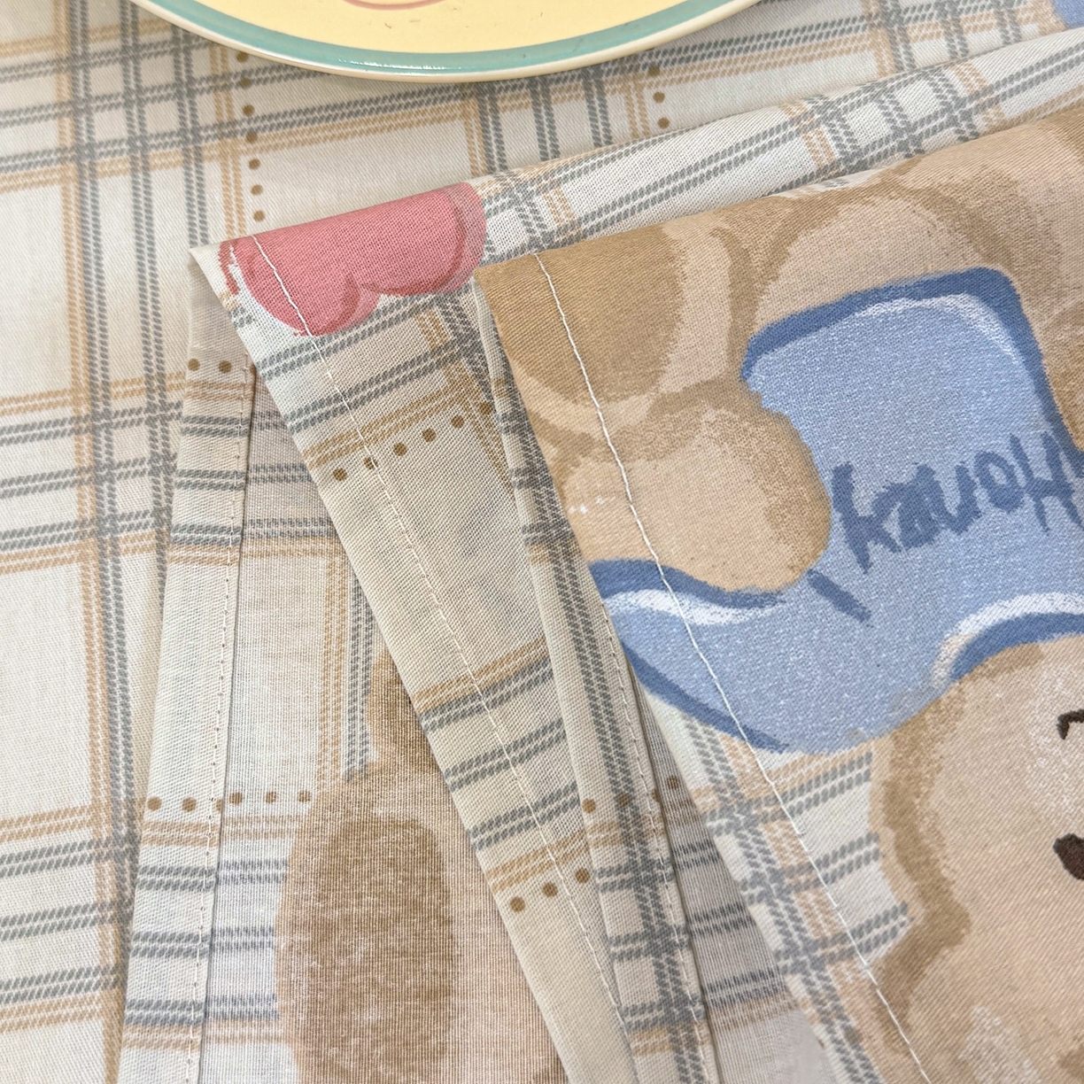 91家纺网 家纺一手货源 找家纺 壹贝家纺 2025新款小清新全棉纯棉印花系列-单床单 浮云初梦