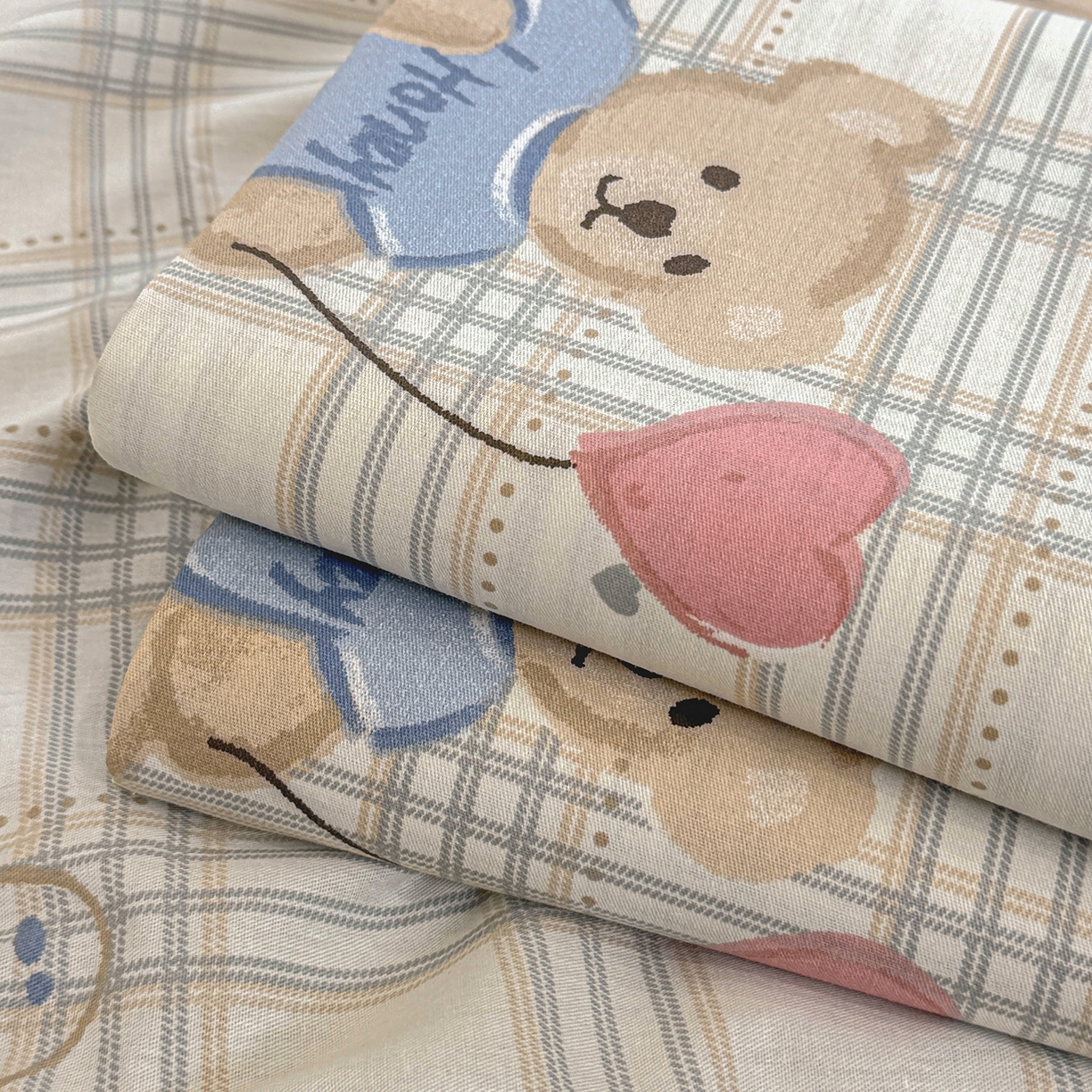 91家纺网 家纺一手货源 找家纺 壹贝家纺 2025新款小清新全棉纯棉印花系列-单床单 浮云初梦