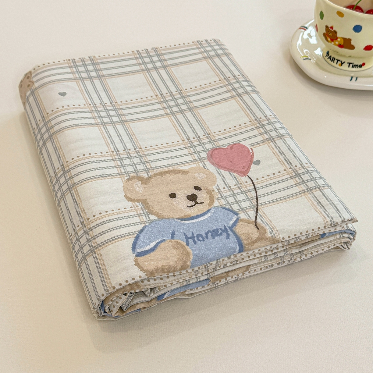 91家纺网 家纺一手货源 找家纺 壹贝家纺 2025新款小清新全棉纯棉印花系列-单床单 浮云初梦