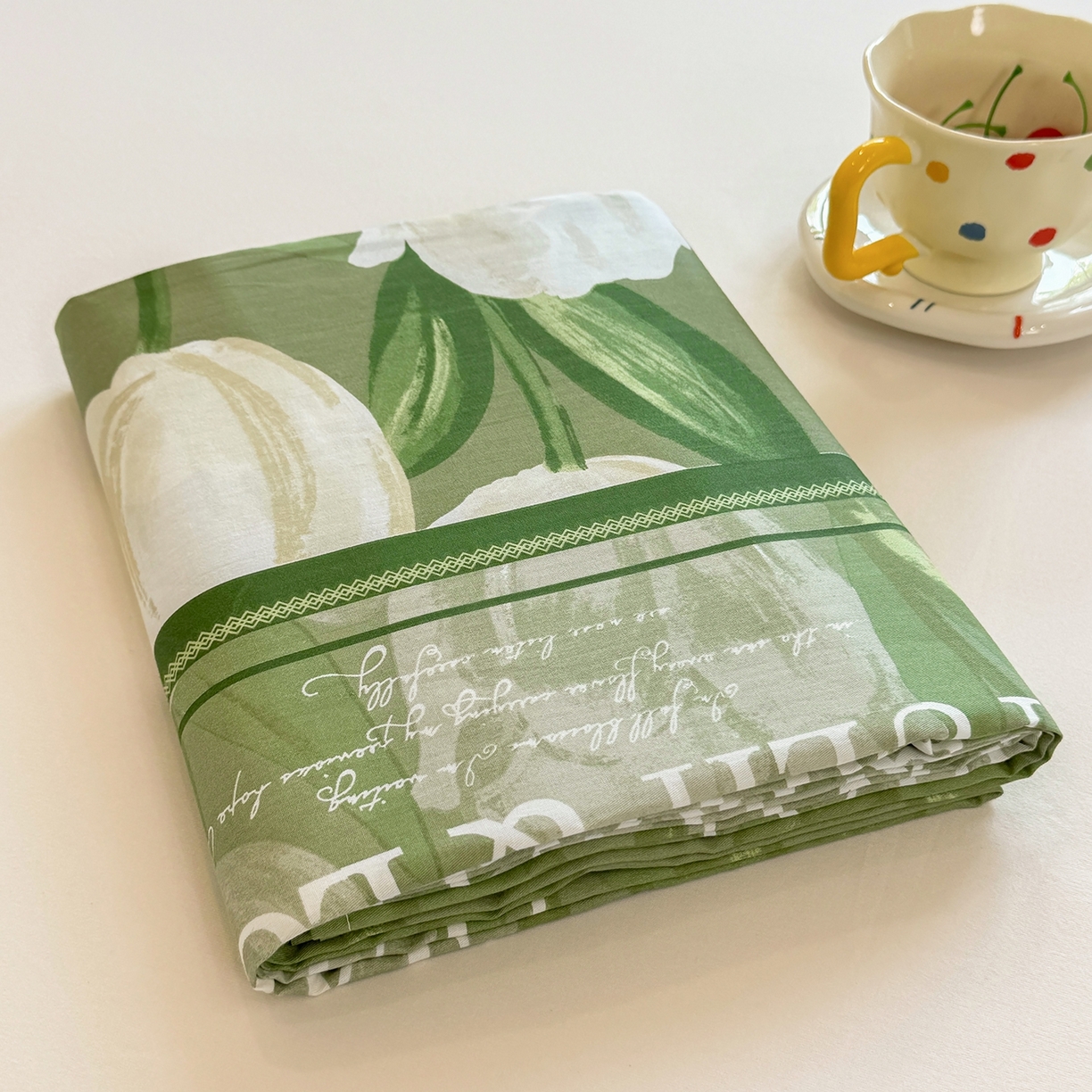 91家纺网 家纺一手货源 找家纺 壹贝家纺 2025新款小清新全棉纯棉印花系列-单床单(喷气工艺)(高品质)(花型持续更新)(接受各种预定尺寸) 铃兰物语