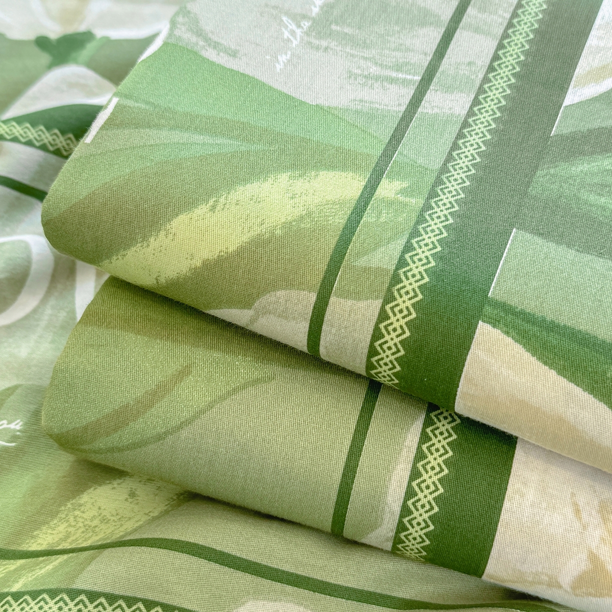 91家纺网 家纺一手货源 找家纺 壹贝家纺 2025新款小清新全棉纯棉印花系列-单床单(喷气工艺)(高品质)(花型持续更新)(接受各种预定尺寸) 铃兰物语