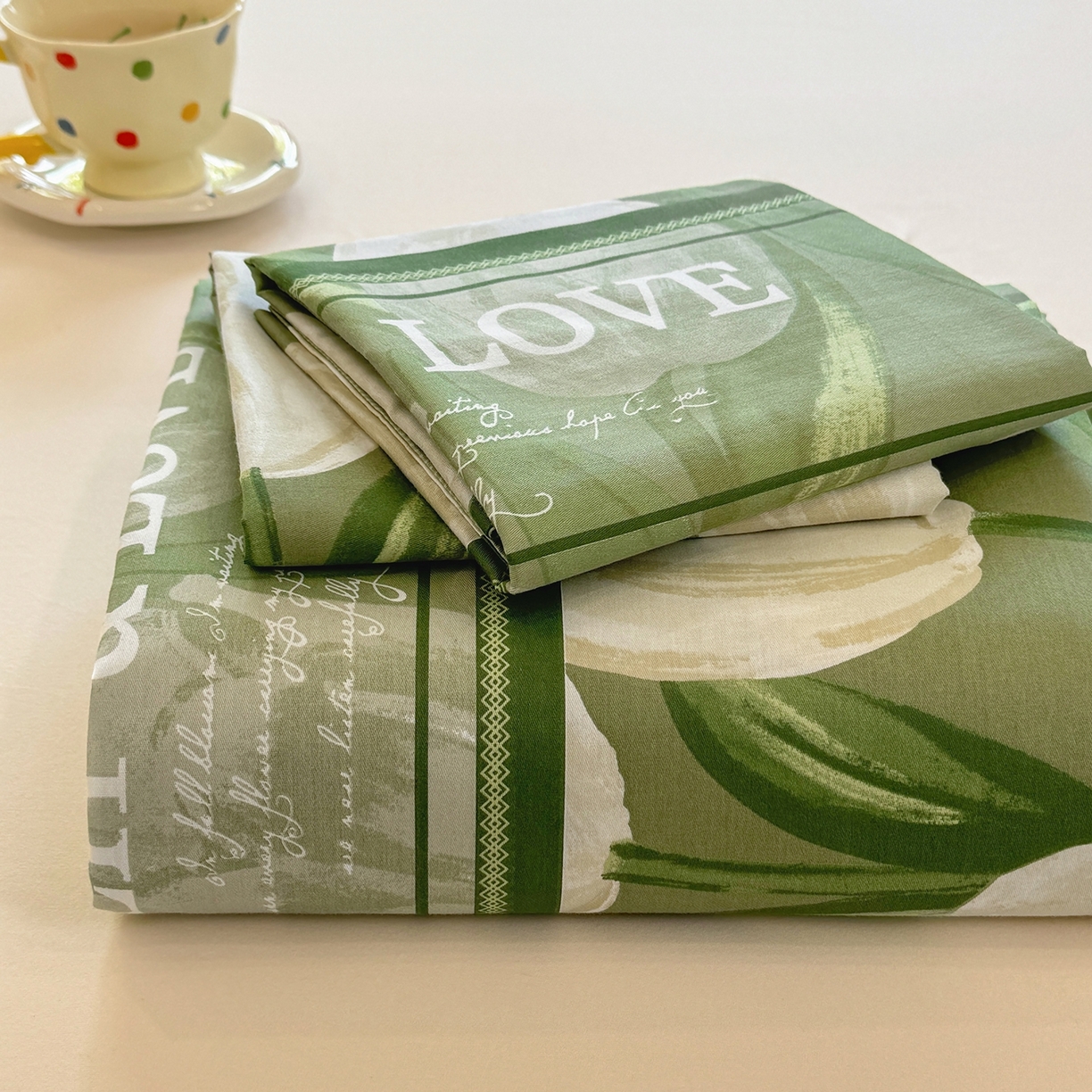 91家纺网 家纺一手货源 找家纺 壹贝家纺 2025新款小清新全棉纯棉印花系列-单床单(喷气工艺)(高品质)(花型持续更新)(接受各种预定尺寸) 铃兰物语