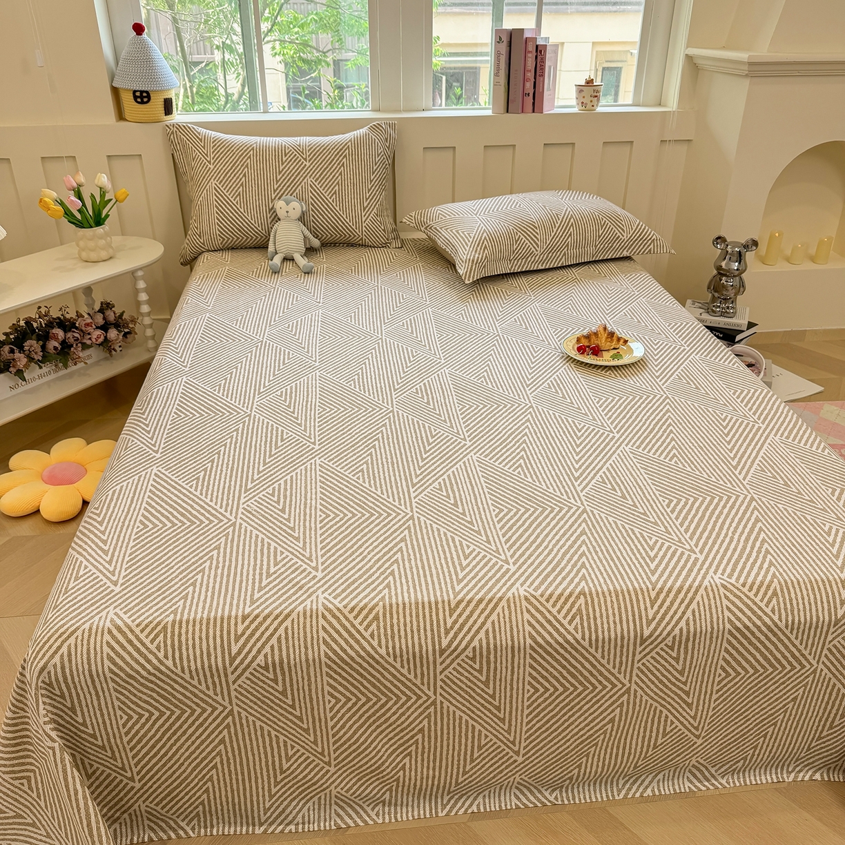 91家纺网 家纺一手货源 找家纺 壹贝家纺 2025新款小清新全棉纯棉印花系列-单床单(喷气工艺)(高品质)(花型持续更新)(接受各种预定尺寸) 卢卡斯